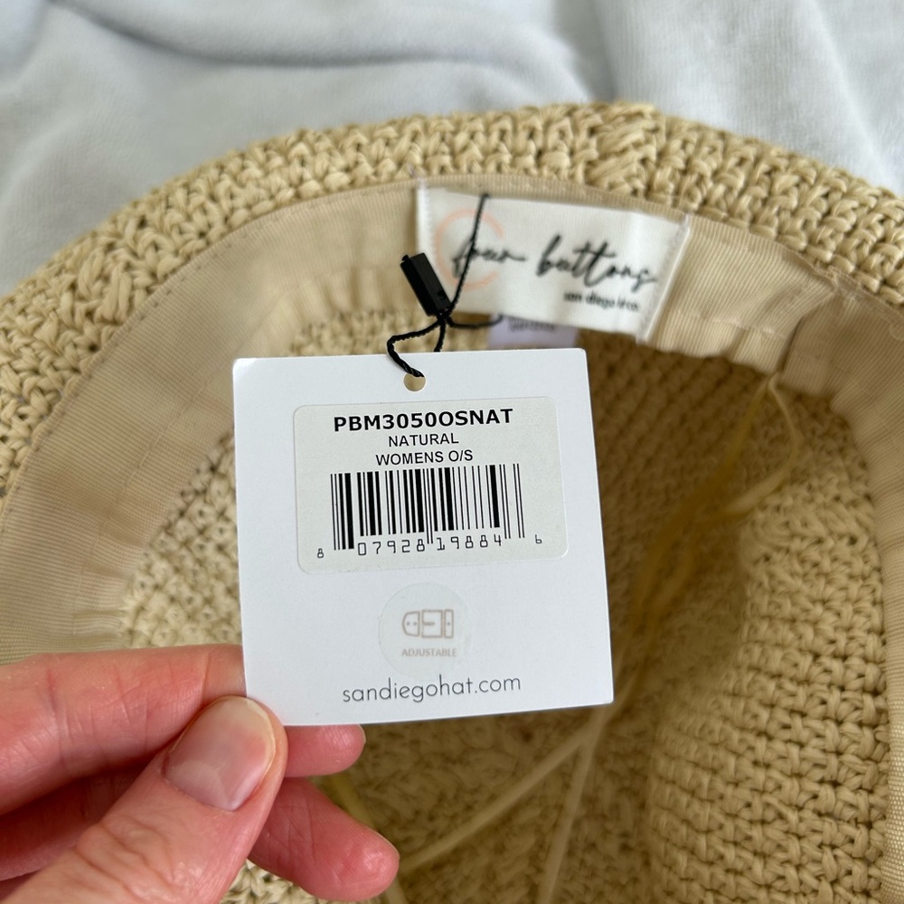 San Diego Hat Co crochet floppy bucket hat - Picture 6 of 6
